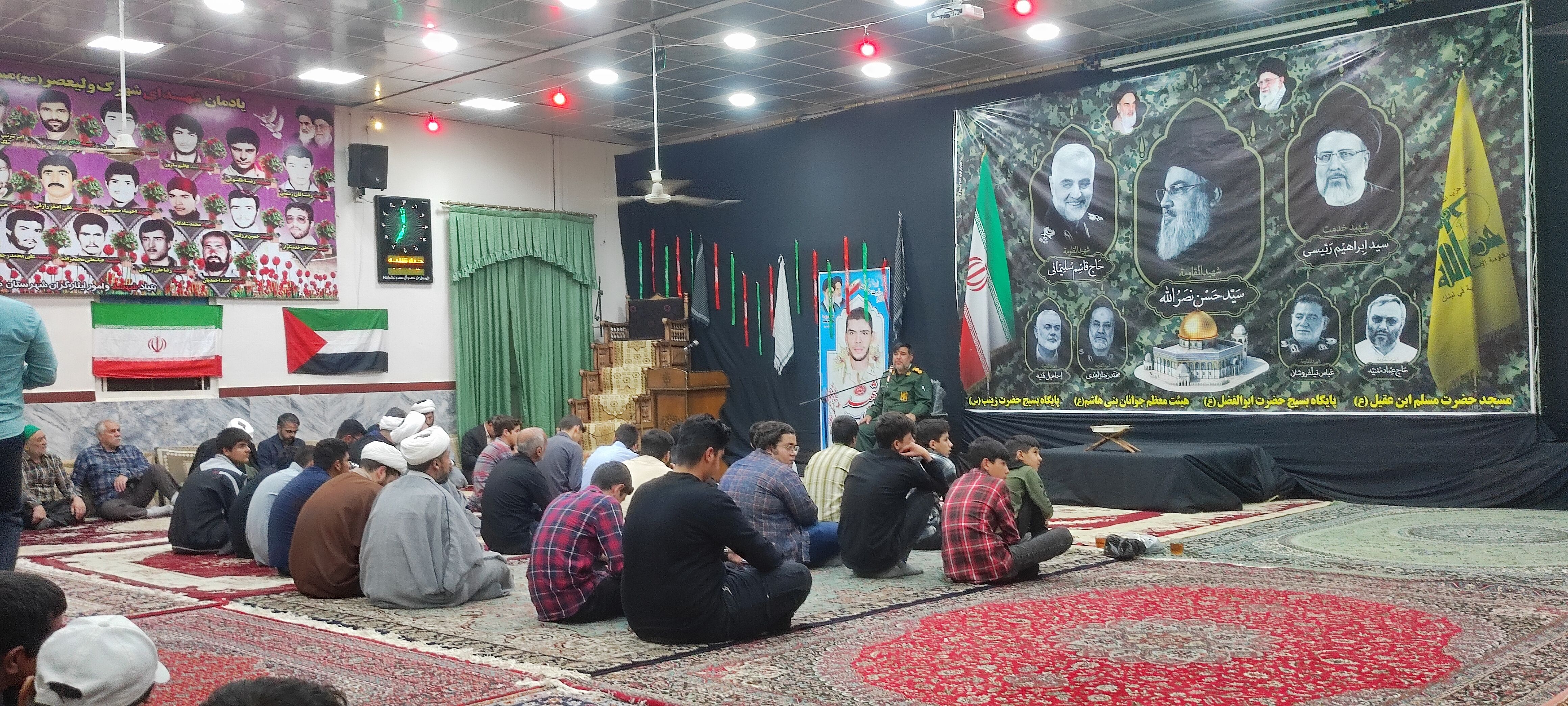 اجتماع امت حزب الله شیروان در پی شهادت شهید سید حسن نصرالله و حمایت از جبهه مقاومت و محکوم کردن رژیم صهیونیستی