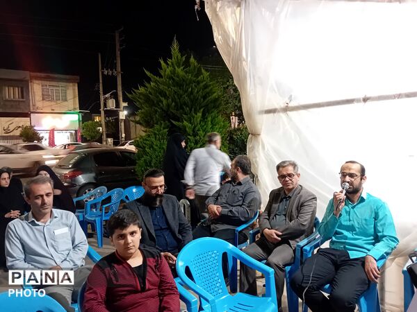 مراسم یادبود رهبر شهید در موکب آموزش و پرورش علی آبادکتول