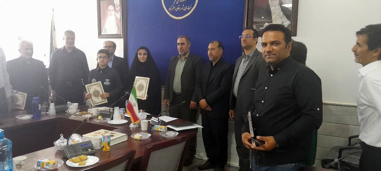 تقدیر فرماندار شهرستان جعفرآباد قم از خبرنگاران پانا 