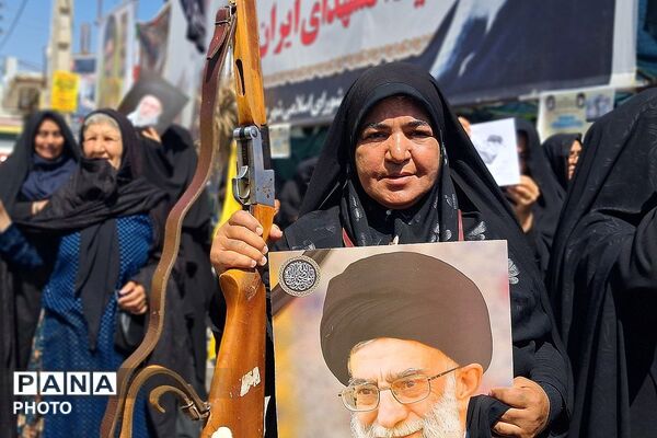 میزبان بغض‌های آسمانی، سوگواری مردمان باشتی در مراسم اربعین قائد امت