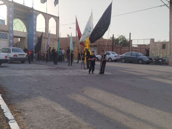 حضور پر شور کودکان و نوجوانان روستای فدافن در هیئت‌ها