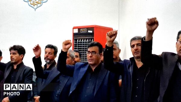 مراسم وداع با شهید پاسدار محمد صادق نظافتی در کاشمر