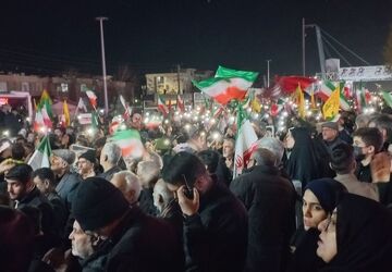 شبی دیگر از قیام مردم کرج در خونخواهی شهادت جانسوز قائد امت 