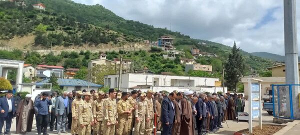 تشییع پیکر جانباز هشت سال دفاع مقدس در سوادکوه