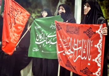 حضور ملت همیشه در صحنه ایران در تشییع امام شهید 