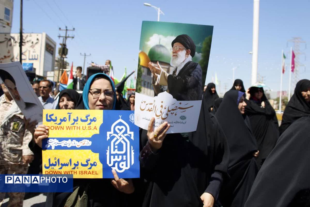 راهپیمایی روز جهانی قدس در گچساران