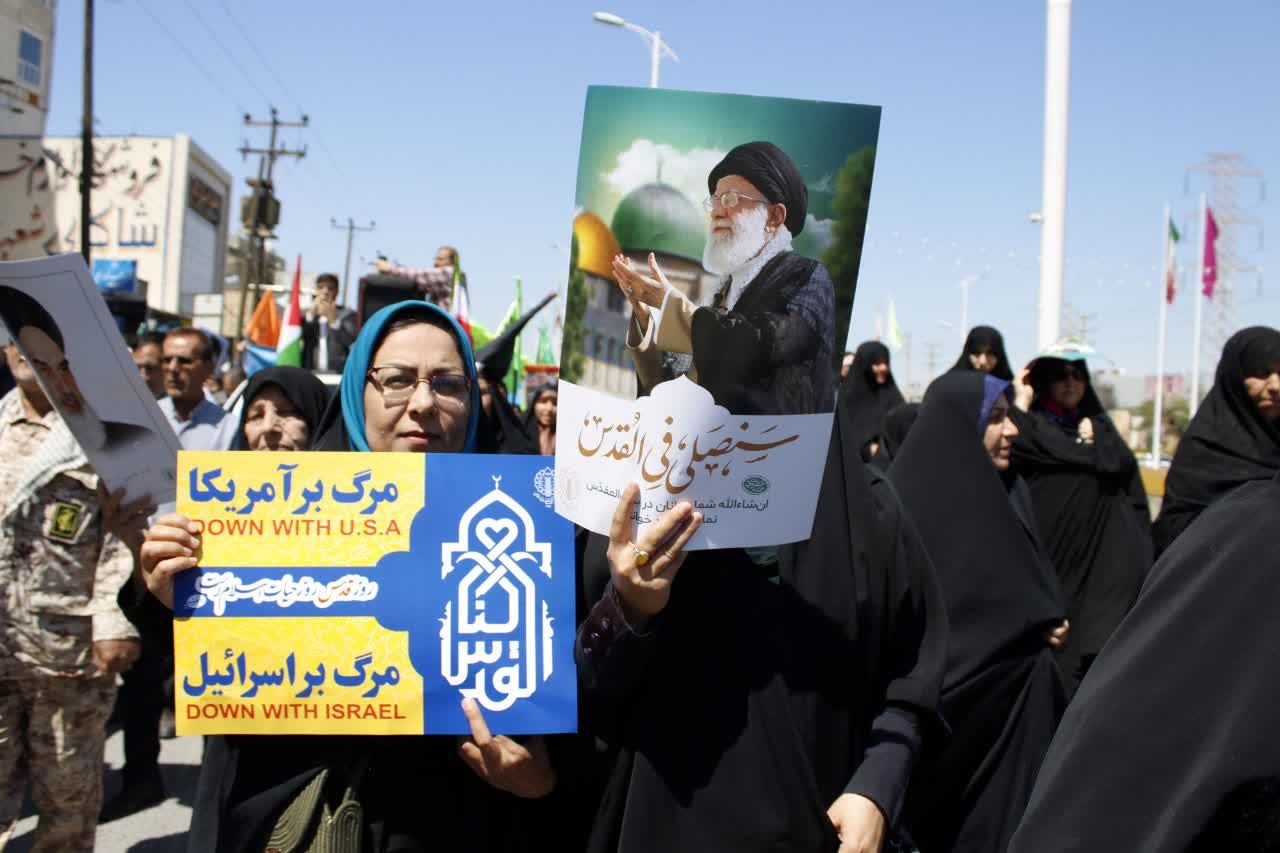 راهپیمایی روز جهانی قدس در گچساران