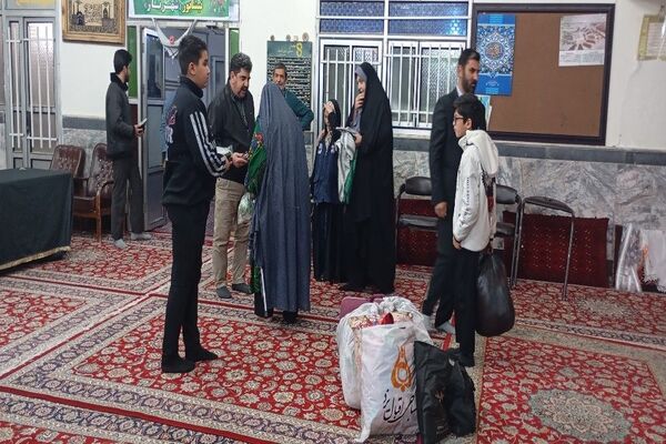 اختتامیه اعتکاف دانش‌آموزی در مسجد جامع شهر بار نیشابور