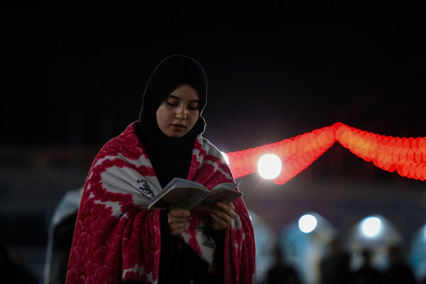مراسم احیاء سومین شب قدر در مسجد مقدس جمکران