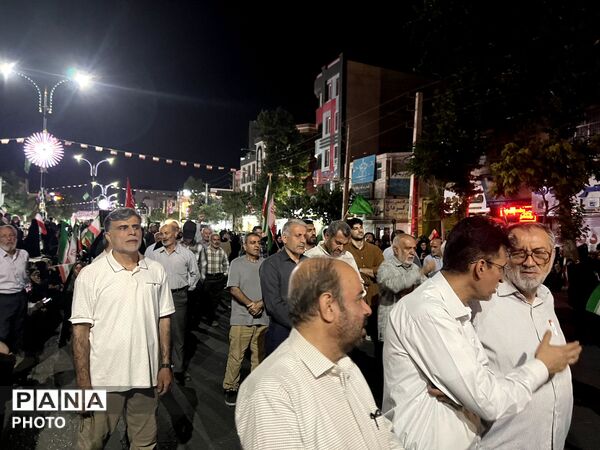 تجمع مردمی مردم هشتگرد  در صدو پنجمین شب