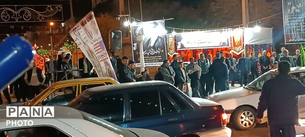 میدان داری مدافعان میهن در خیابان های پلدختر 