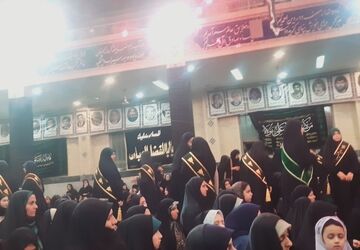 مراسم وداع با پیکر مطهر  شهید عمران بهرامی 