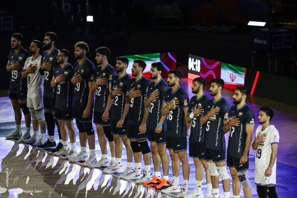 لیگ ملت‌های والیبال؛ ترکیب ایران برای بازی با بلژیک تغییر نکرد