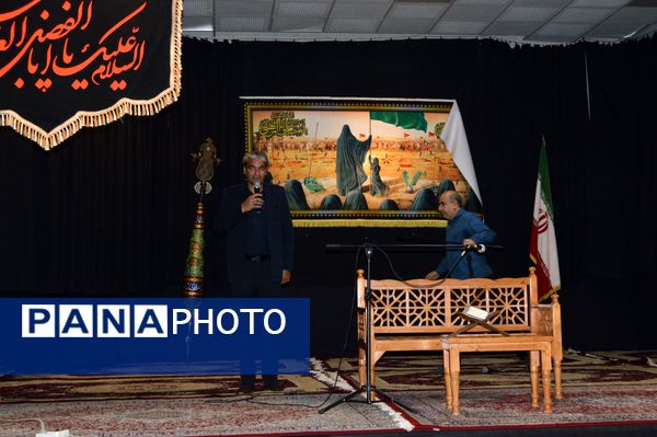 مراسم شب‌دهم محرم در هیئت فرهنگیان  نیشابور