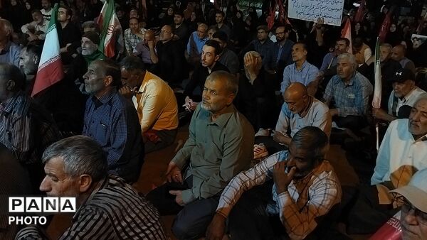 شب های مقاومت در بلوار فضل نیشابور 