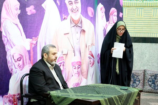 مراسم اعتکاف در مسجد ابوذر منطقه ۱۴ تهران 