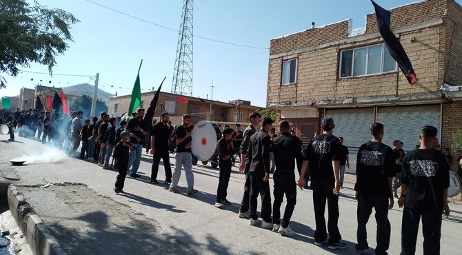 عزاداری حسینی ؛ روستای منگاوی