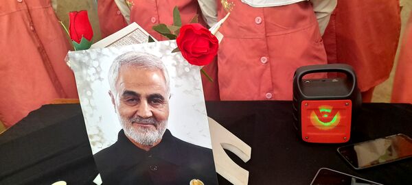 پنجمین سالگرد شهادت سردار دلها در دبستان سمیه
