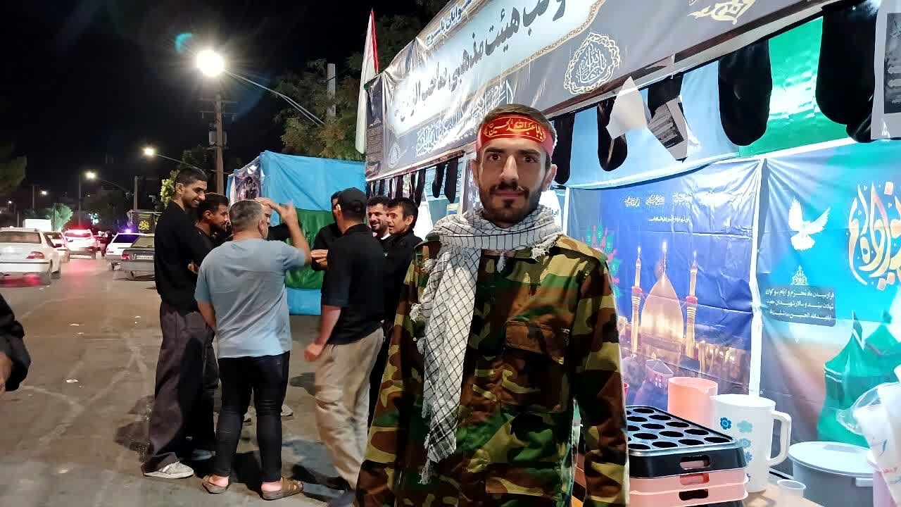 سوگواری ناشنوایان یاسوج در شب هفتم محرم 
