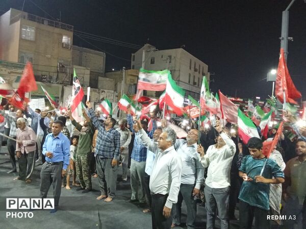 میناب در میدان شهدا، در پناه نور مجتبی(ع)