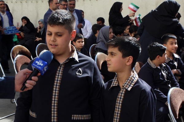 آیین خشت‌گذاری دبستان شهید خداقلی