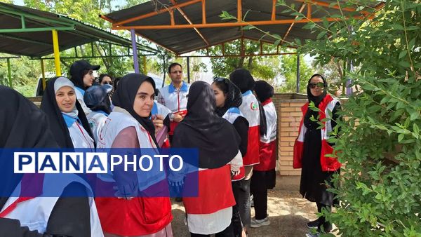 برگزاری اردوی طرح شوق رویش هلال احمر به میزبانی شیروان