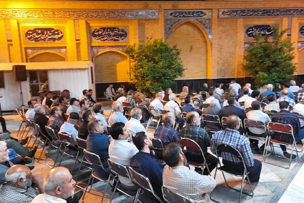 اجلاسیه شهدای دانش‌آموزی استان تهران در حسینه ثارالله شهرستان ورامین
