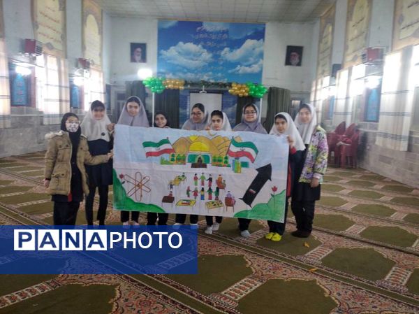 رونمایی از  تابلوی اتحاد دانش‌آموزی در دبستان آزادی