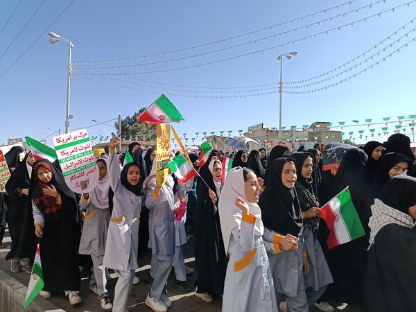 راهپیمایی 13 آبان در سربیشه 