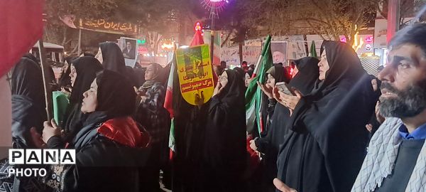 جلوه هایی از حضور باشکوه مردم آشخانه در راهپیمایی