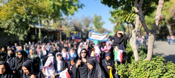 برپایی راهپیمایی باشکوه ۱۳ آبان در شهرستان شیروان