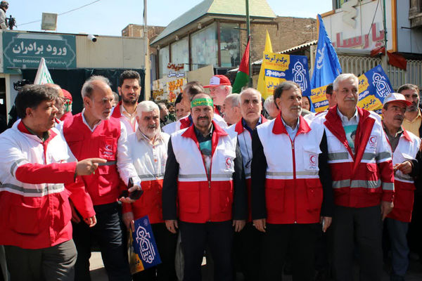 اعلام همبستگی مردم قم با فلسطین در راهپیمایی روز جهانی قدس