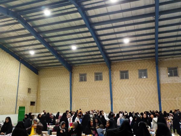 افتتاحیه نمایشگاه مشاغل خانگی و جشن ولادت امام حسن مجتبی(ع) در سالن سپاه شهر حبیب آباد