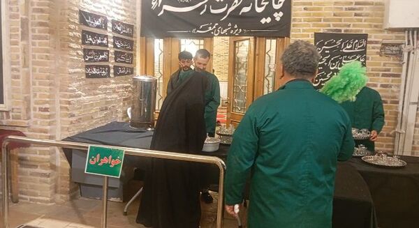 چایخانه حضرت زهرا(س) نیشابور در چهارمین شب 