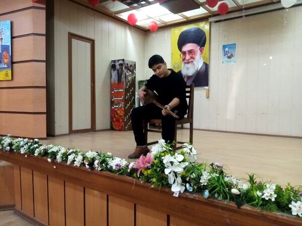 هنرنمایی دانش‌آموزان نوازنده در دیار شیخ جام