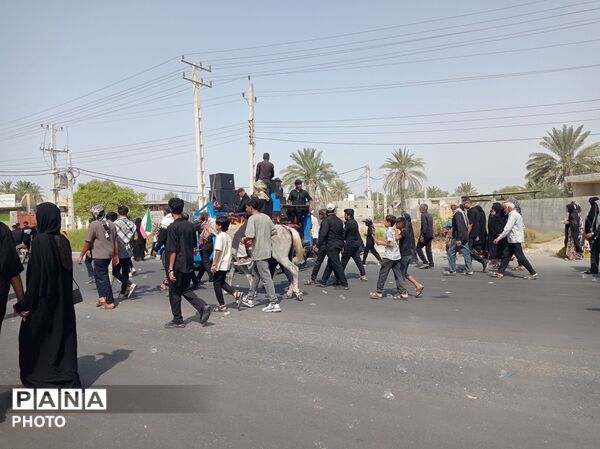 شکوه ارادت نسل نو در همایش پیاده‌روی «جاماندگان اربعین» روستای کنارترش