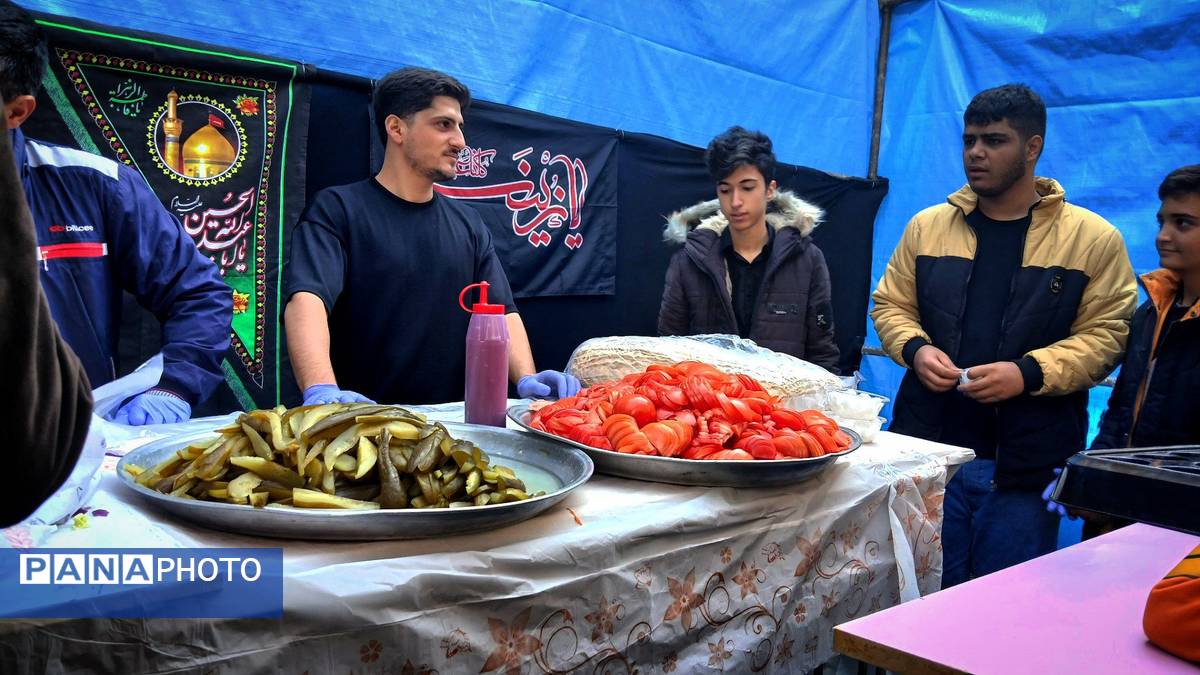 موکب‌های مردمی در شهرک سیدجمال‌الدین نظرآباد در سالروز شهادت حضرت فاطمه‌ زهرا(س) برپا شد