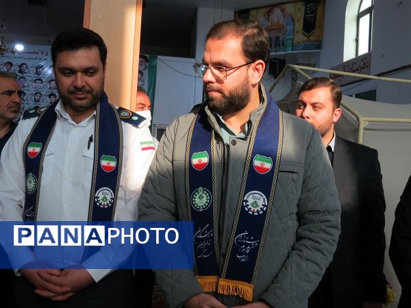 بازدید قائم مقام سازمان دانش‌آموزی از دانش‌آموزان پیشتاز معتکف بام و صفی‌آباد