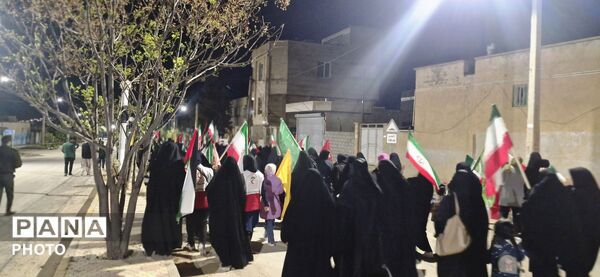 راهپیمایی گسترده در حمایت از جمهوری اسلامی ایران