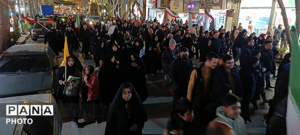 سوگواری مردم بجنورد در هفتین  شب شهادت امام شهیدشان