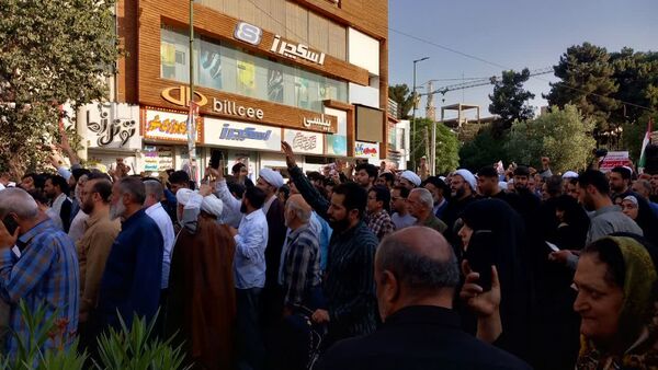 تشییع 8 شهید پدافند هوایی ارتش و هوافضای سپاه در قم