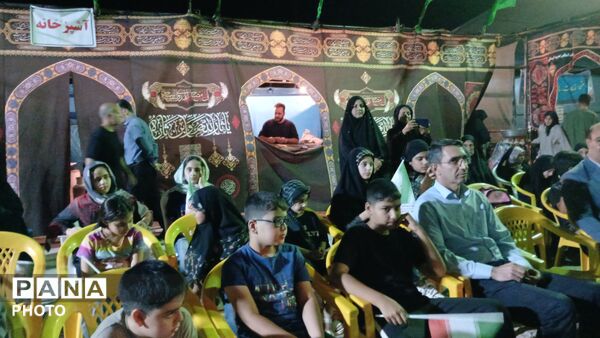 برگزاری برنامه‌های فرهنگی و هنری فرهنگیان ناحیه 2 خرم‌ آباد در موکب تعزیه اعظم لرستان