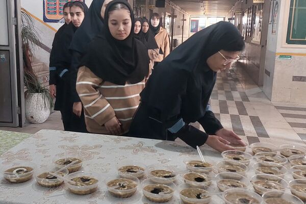 برپایی موکب شهادت حضرت زهرا(س) در دبیرستان شهید محمدتقی دستغیب ناحیه ۳ 