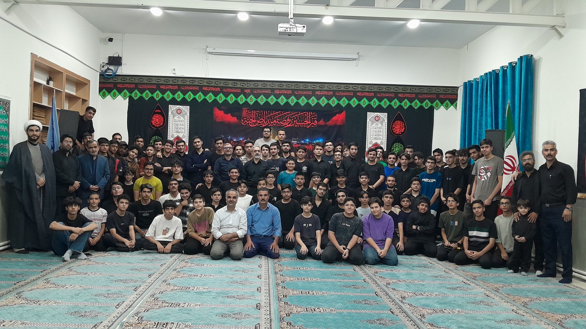 عزاداری دهه اول صفر در دبیرستان شهید بهشتی نیشابور 