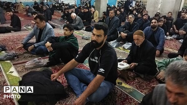 مراسم عزاداری برای شهادت امام خامنه ای در نیشابور 