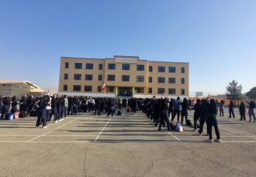 آغاز یک روز پربار با ورزش صبحگاهی در هنرستان موفقیان نظرآباد