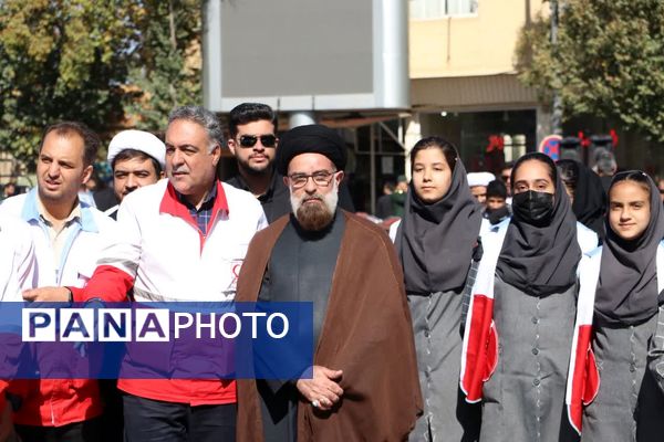 راهپیمایی با شکوه ۱۳ آبان ماه در شهرستان آباده