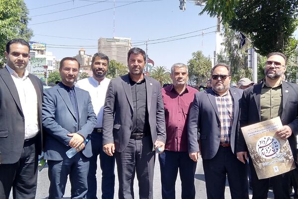 راهپیمایی پانزده خرداد کفن پوشان شهرستان ورامین