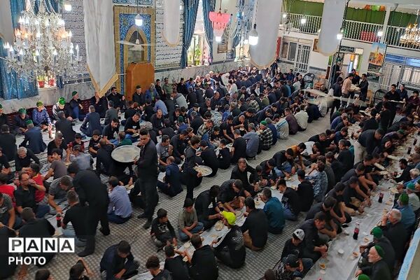 هئیت عزاداری مسجد جامع شهربار نیشابور در روز تاسوعای حسینی 