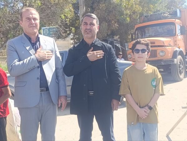 برپایی موکب سازمان دانش‌آموزی در شهرستان سملقان
